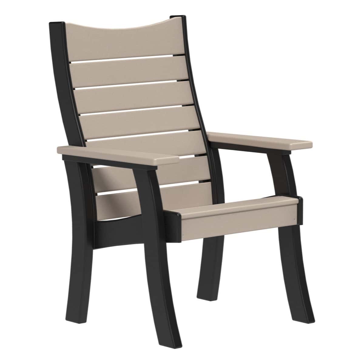 Contour Bench (2' and 4') Porch Swing 2ft / Weatherwood &amp; Black