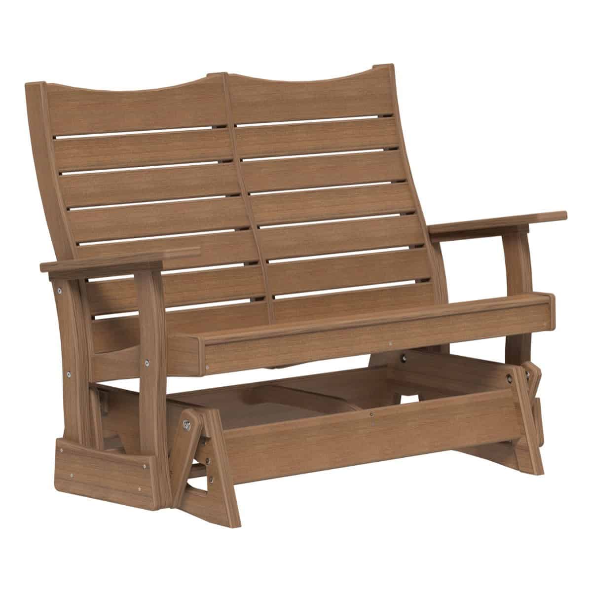Contour Glider Porch Swing 4ft / Antique Mahogany