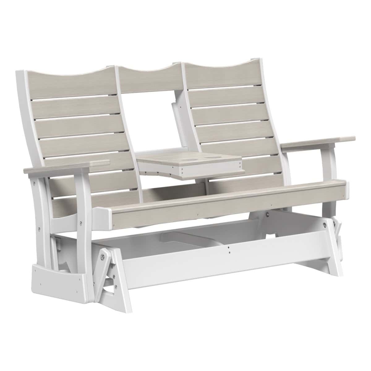 Contour Glider Porch Swing 5ft / Birch & White