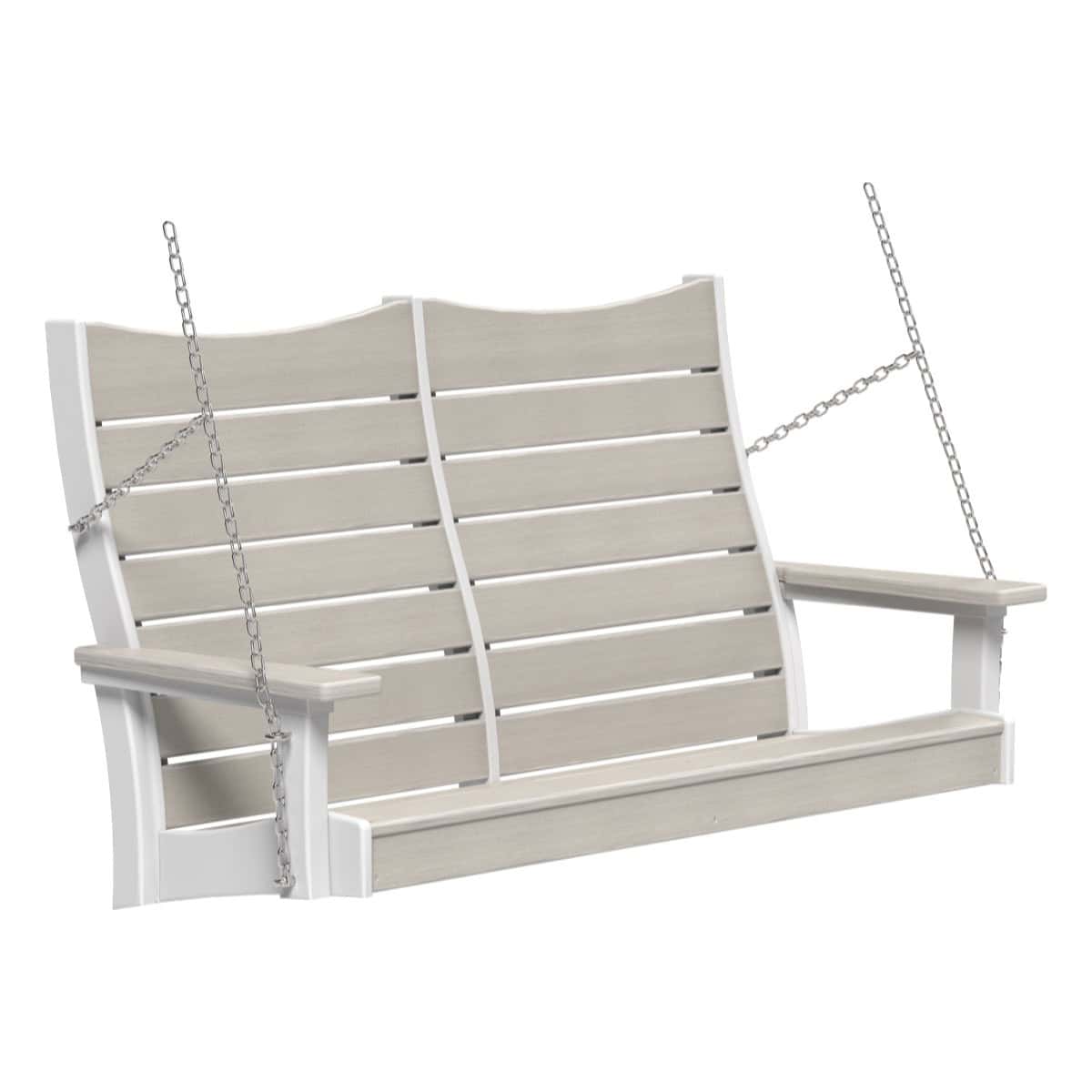 Contour Swing Porch Swing 4ft / Birch &amp; White