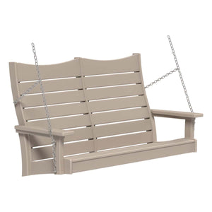 Contour Swing Porch Swing 4ft / Weatherwood