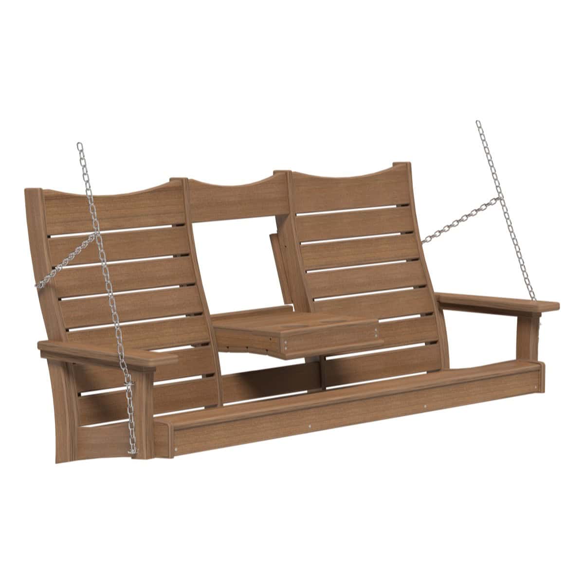 Contour Swing Porch Swing 5ft / Antique Mahogany