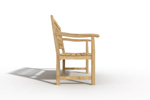 Dupont 2-Person Teak Outdoor Bench Outdoor Chair