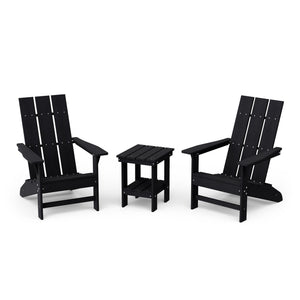 Freedom 3-Piece Modern Adirondack Set with Side Table outdoor furniture