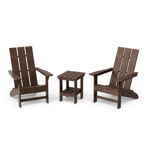 Freedom 3-Piece Modern Adirondack Set with Side Table outdoor furniture