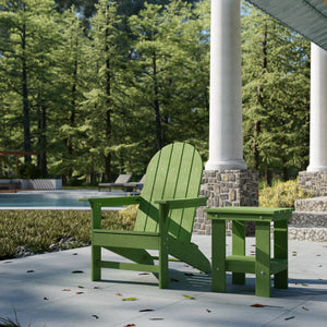 Freedom Modern Adirondack Chair & Freedom Side Table outdoor furniture