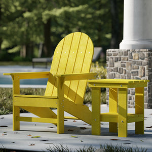 Freedom Modern Adirondack Chair & Freedom Side Table outdoor furniture