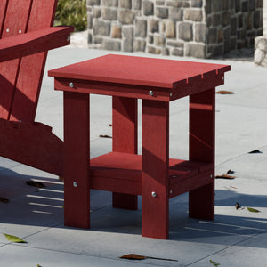 Freedom Modern Adirondack Chair & Freedom Side Table outdoor furniture