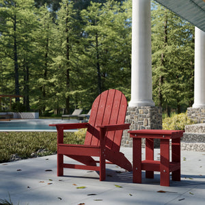 Freedom Modern Adirondack Chair & Freedom Side Table outdoor furniture
