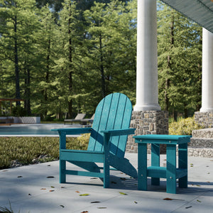 Freedom Modern Adirondack Chair & Freedom Side Table outdoor furniture