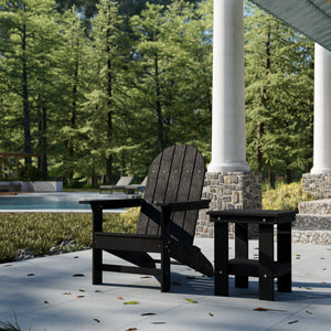 Freedom Modern Adirondack Chair & Freedom Side Table outdoor furniture