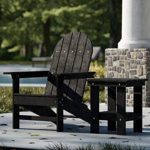 Freedom Modern Adirondack Chair & Freedom Side Table outdoor furniture