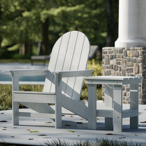 Freedom Modern Adirondack Chair & Freedom Side Table outdoor furniture