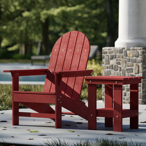 Freedom Modern Adirondack Chair & Freedom Side Table outdoor furniture