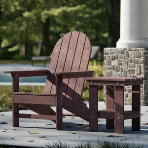 Freedom Modern Adirondack Chair & Freedom Side Table outdoor furniture