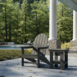 Freedom Modern Adirondack Chair & Freedom Side Table outdoor furniture