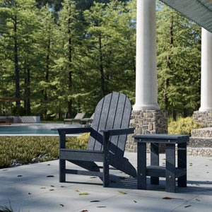 Freedom Modern Adirondack Chair & Freedom Side Table outdoor furniture