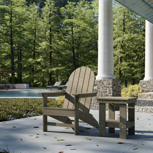 Freedom Modern Adirondack Chair & Freedom Side Table outdoor furniture