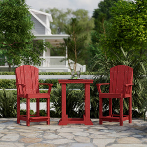 Heritage 3-Piece Patio Counter Set Patio Set