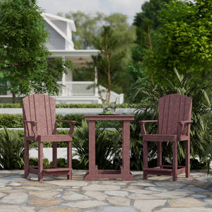 Heritage 3-Piece Patio Counter Set Patio Set
