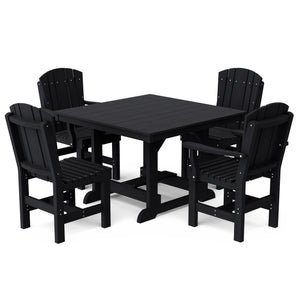 Heritage 5-Piece 44"x44" Dining Set Dining Set