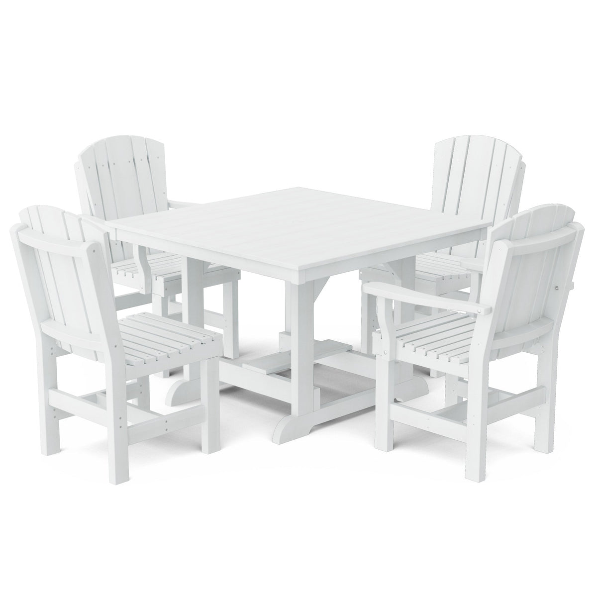 Heritage 5-Piece 44"x44" Dining Set Dining Set