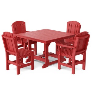 Heritage 5-Piece 44"x44" Dining Set Dining Set