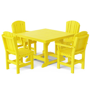 Heritage 5-Piece 44"x44" Dining Set Dining Set