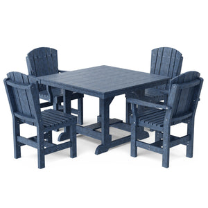 Heritage 5-Piece 44"x44" Dining Set Dining Set