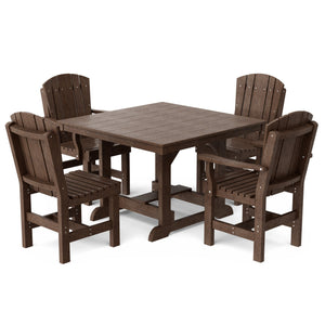 Heritage 5-Piece 44"x44" Dining Set Dining Set