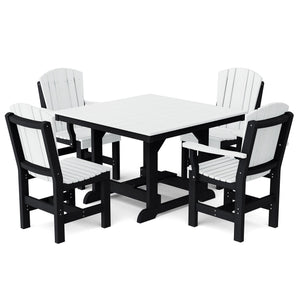 Heritage 5-Piece 44"x44" Dining Set Dining Set