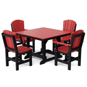 Heritage 5-Piece 44"x44" Dining Set Dining Set