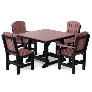 Heritage 5-Piece 44"x44" Dining Set Dining Set