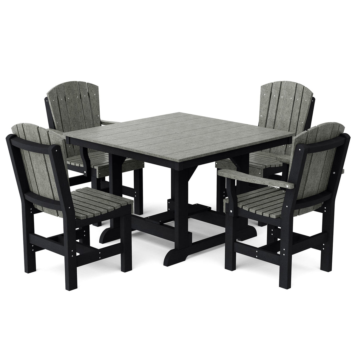 Heritage 5-Piece 44"x44" Dining Set Dining Set