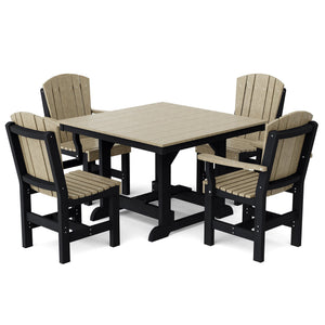 Heritage 5-Piece 44"x44" Dining Set Dining Set