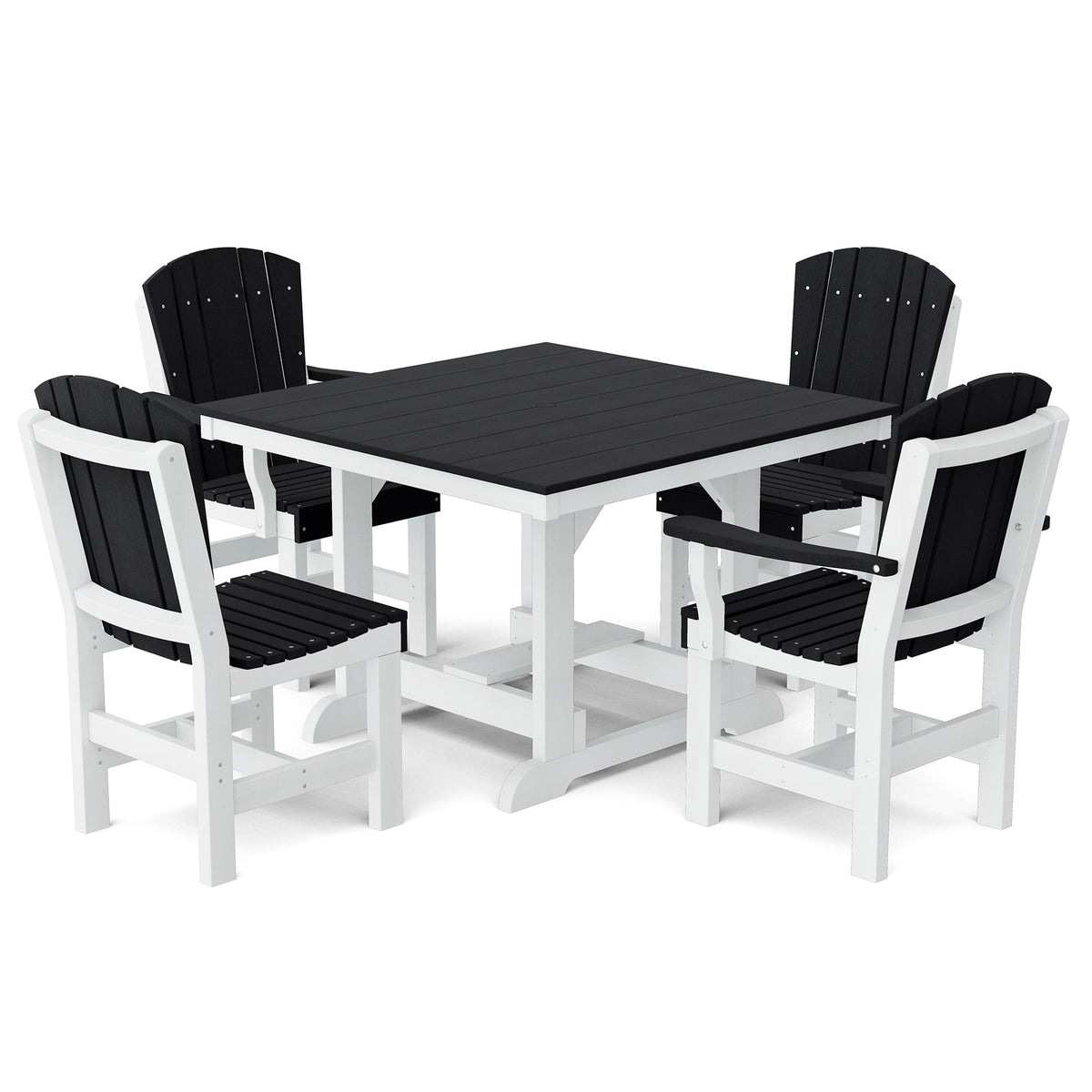 Heritage 5-Piece 44"x44" Dining Set Dining Set