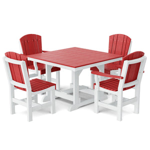 Heritage 5-Piece 44"x44" Dining Set Dining Set