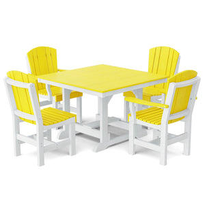 Heritage 5-Piece 44"x44" Dining Set Dining Set