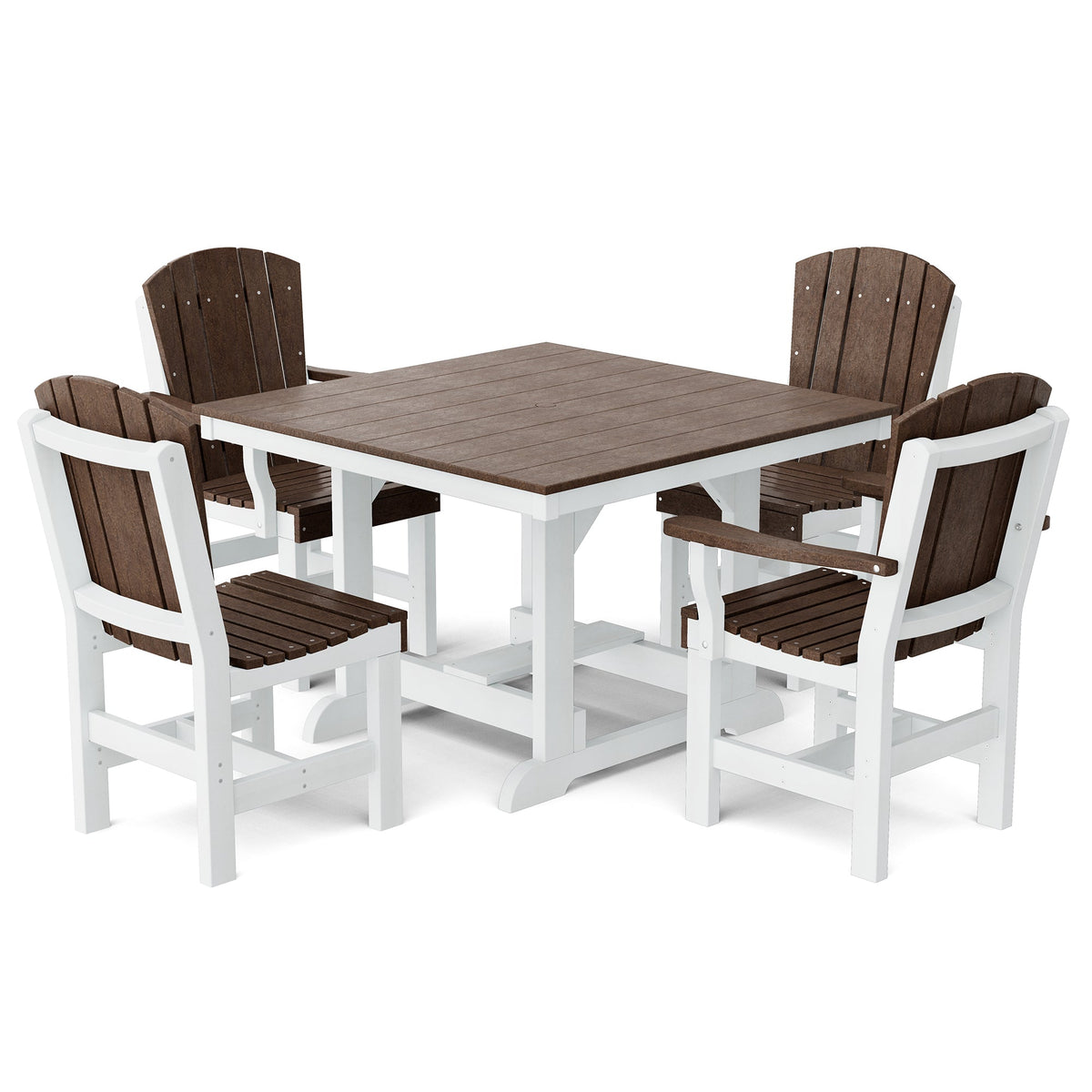 Heritage 5-Piece 44"x44" Dining Set Dining Set