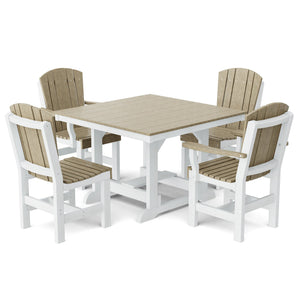 Heritage 5-Piece 44"x44" Dining Set Dining Set
