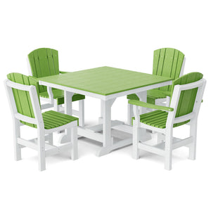 Heritage 5-Piece 44"x44" Dining Set Dining Set