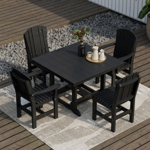 Heritage 5-Piece 44"x44" Dining Set Dining Set