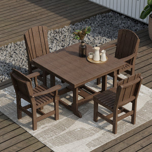 Heritage 5-Piece 44"x44" Dining Set Dining Set