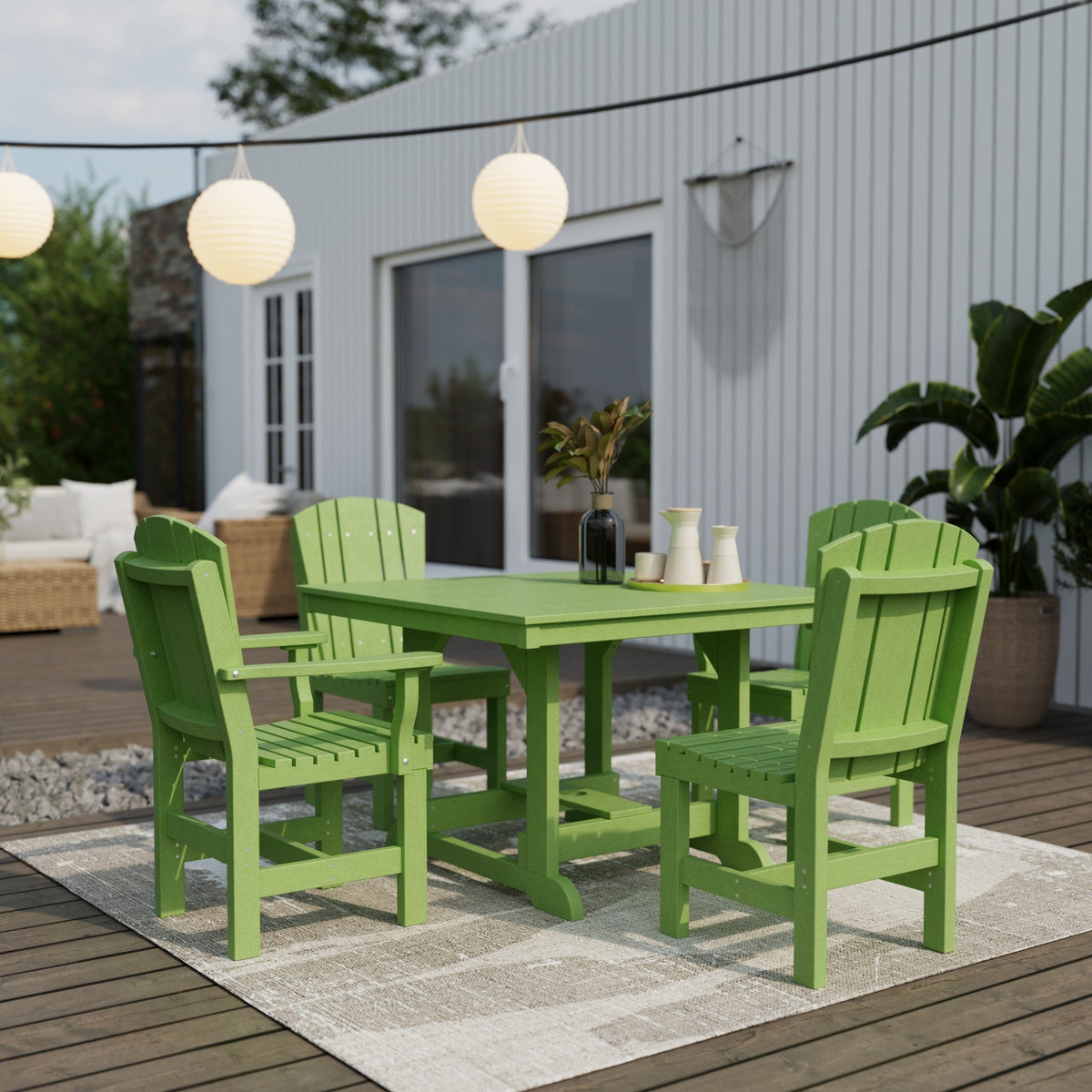 Heritage 5-Piece 44"x44" Dining Set Dining Set