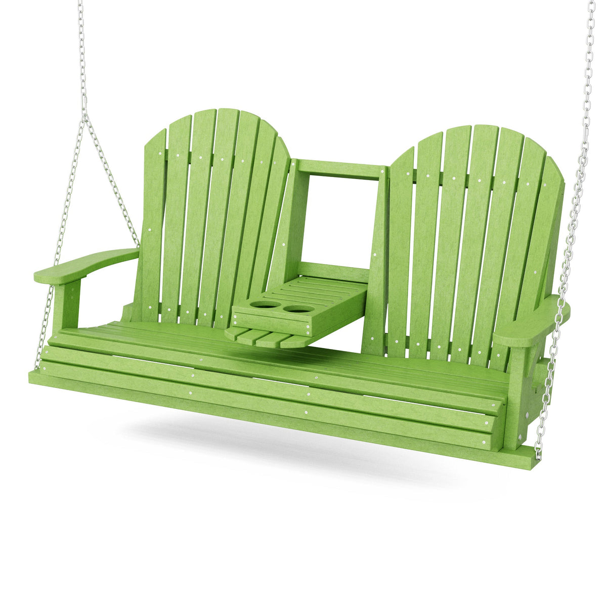 Heritage 5' Swing With Console Porch Swing