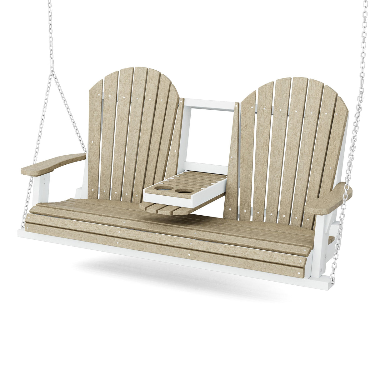 Heritage 5' Swing With Console Porch Swing