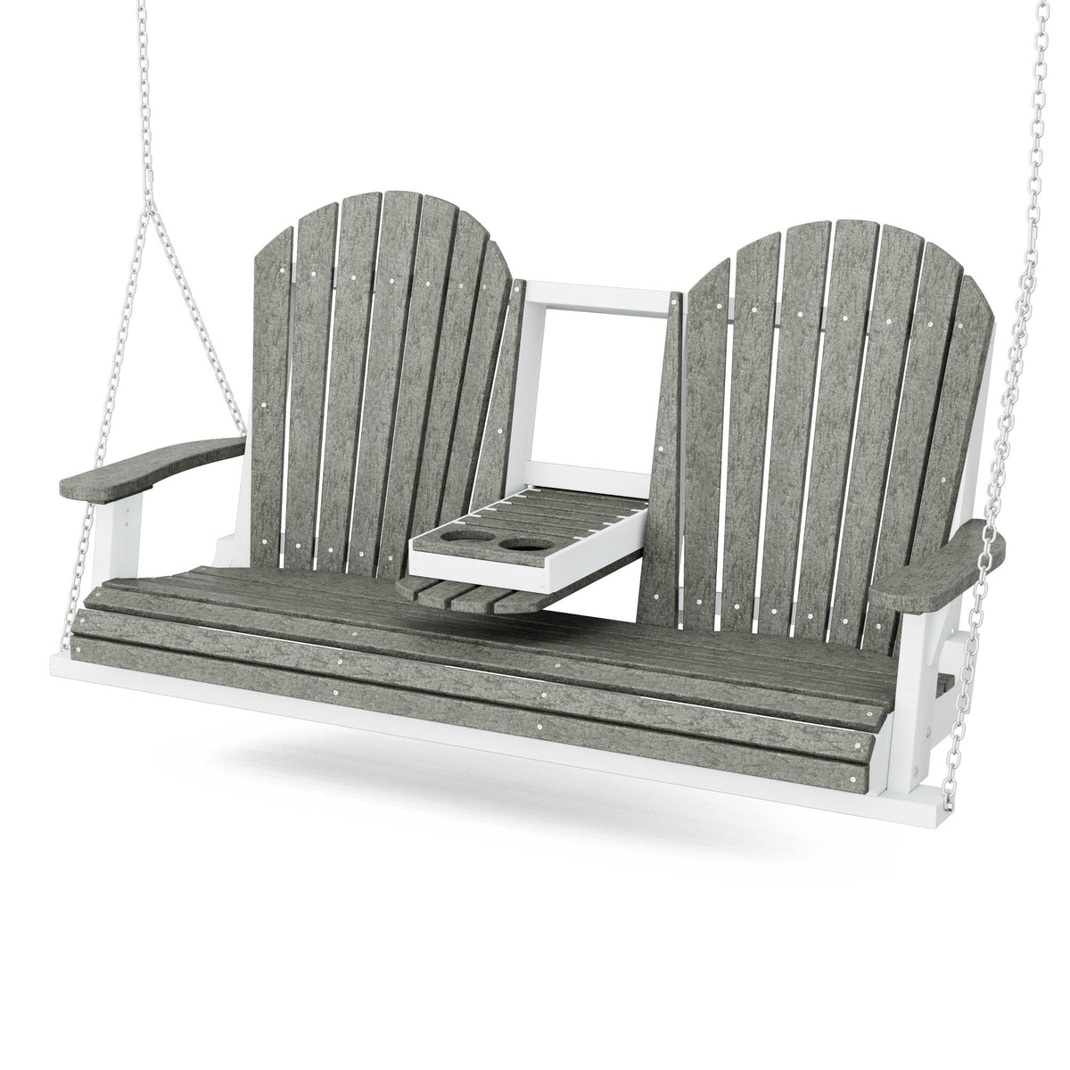 Heritage 5' Swing With Console Porch Swing