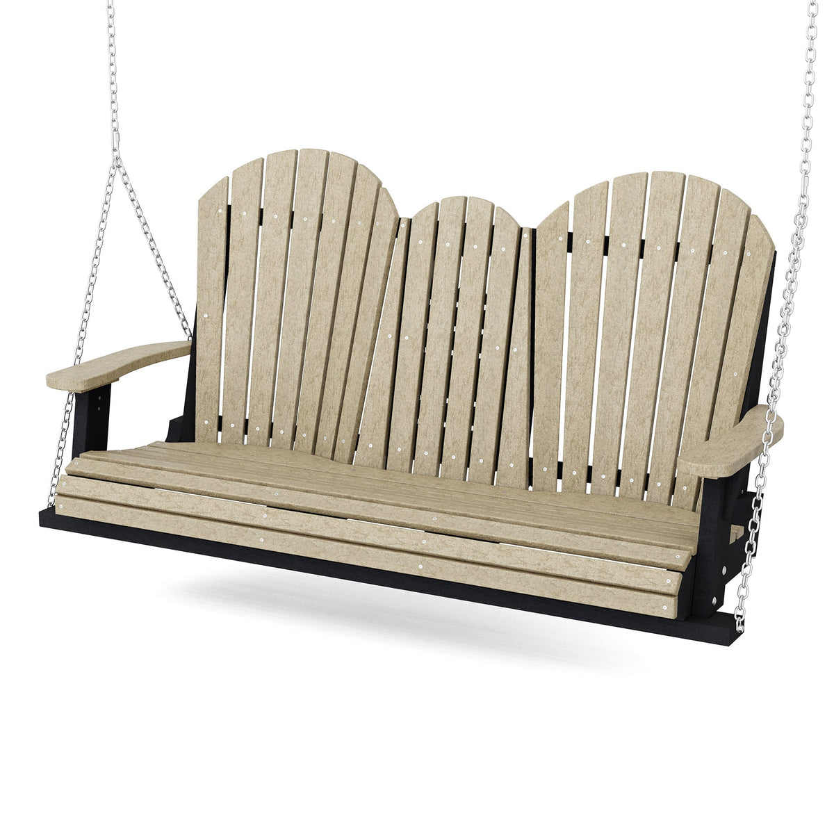 Heritage 5' Swing With Console Porch Swing
