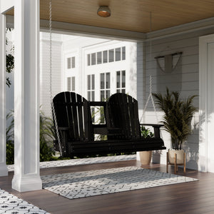 Heritage 5' Swing With Console Porch Swing