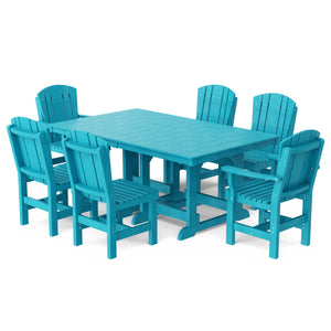 Heritage 7-Piece 44"x72" Dining Set Dining Set